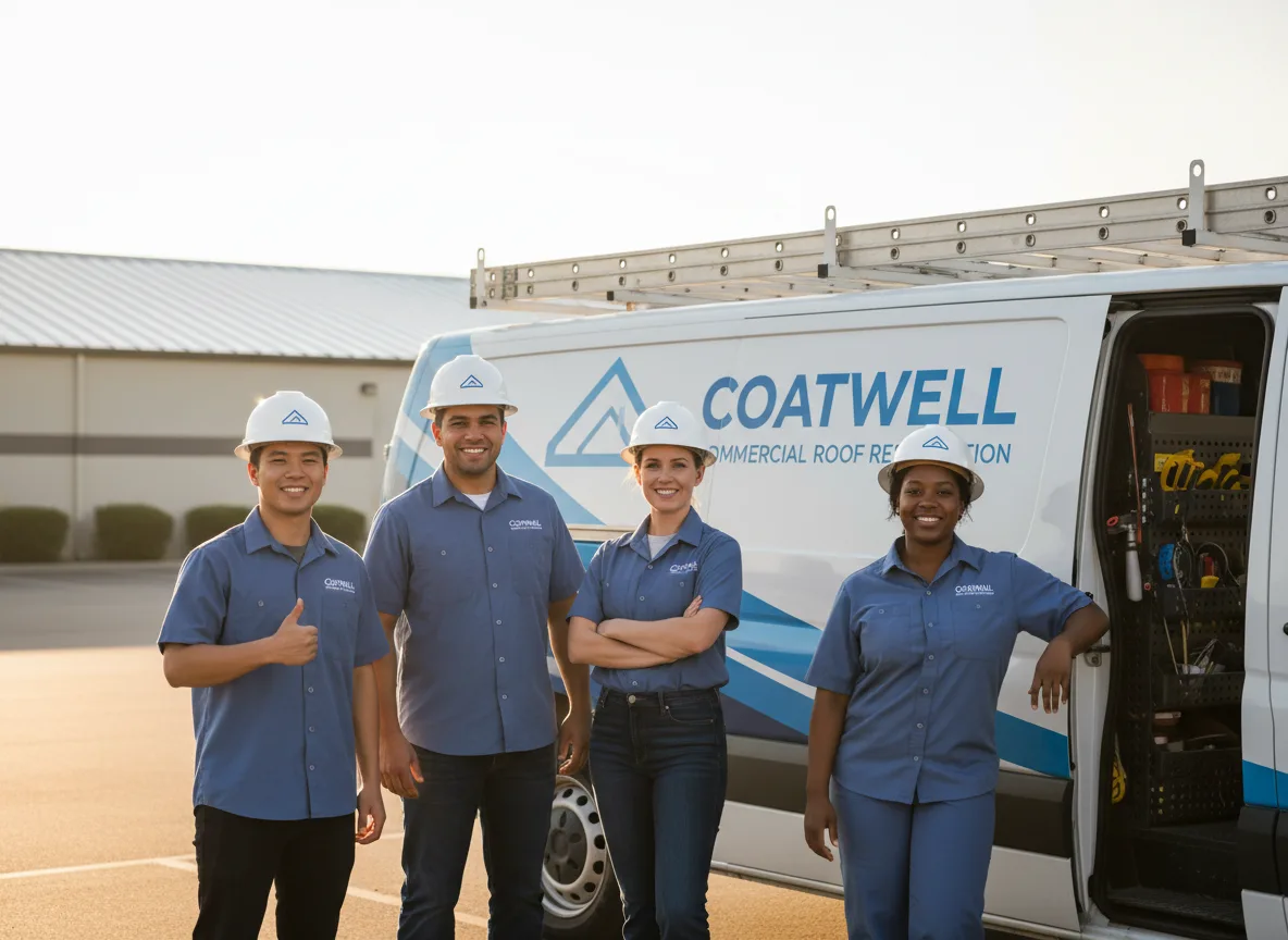 Commercial roof coating company in Markle, IN